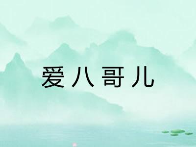 爱八哥儿