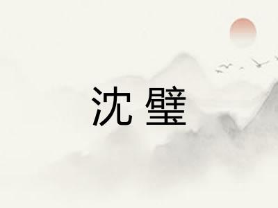 沈璧
