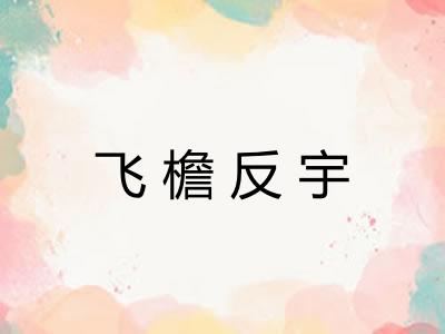 飞檐反宇
