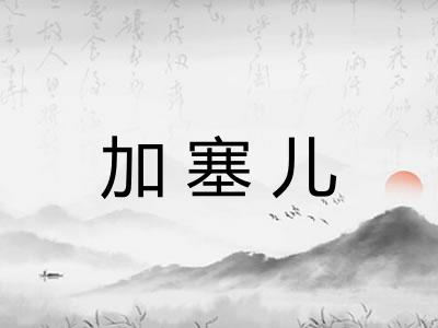 加塞儿