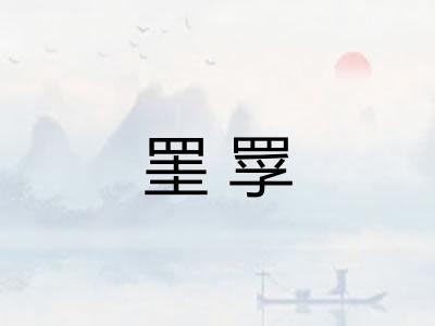 罣罦