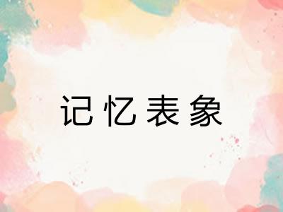 记忆表象