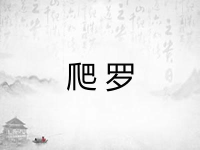 爬罗