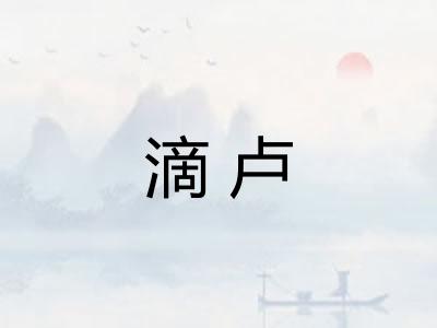 滴卢