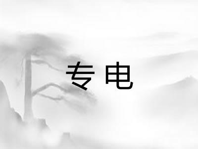 专电