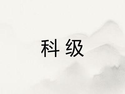 科级