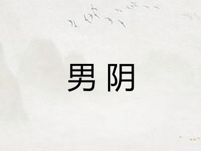 男阴