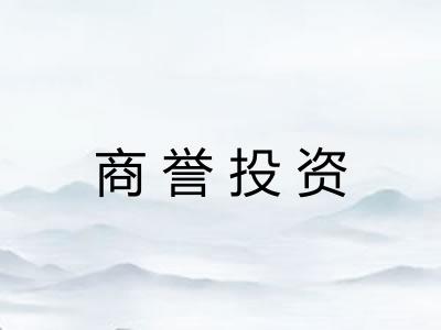 商誉投资