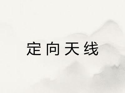 定向天线