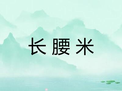 长腰米