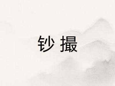 钞撮
