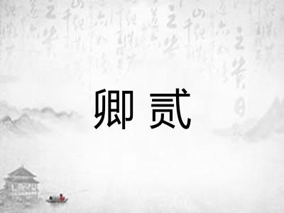 卿贰