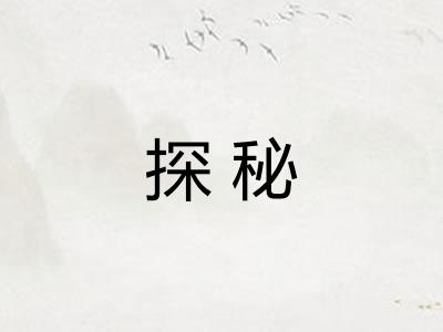 探秘