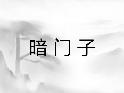 暗门子