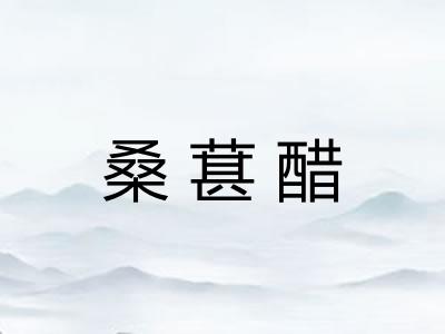 桑葚醋