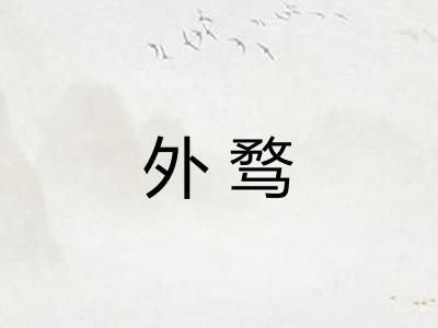 外骛