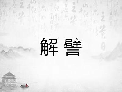 解譬