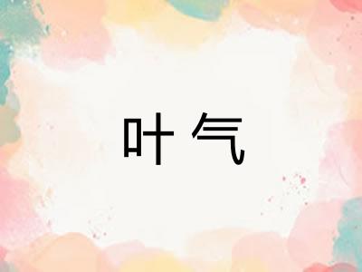 叶气