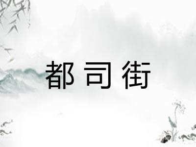 都司街