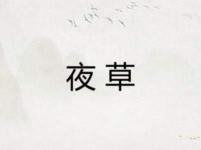 夜草