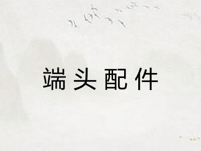 端头配件