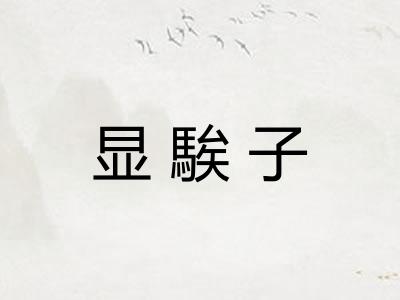 显騃子