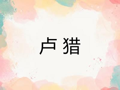 卢猎