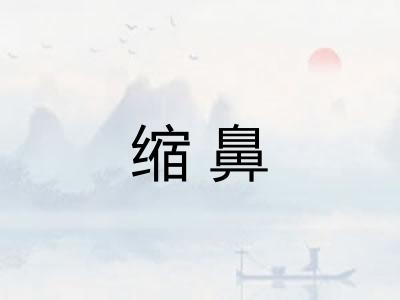 缩鼻