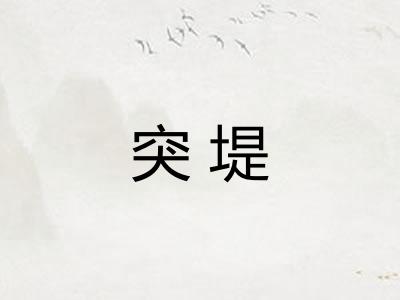 突堤