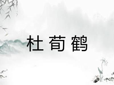 杜荀鹤