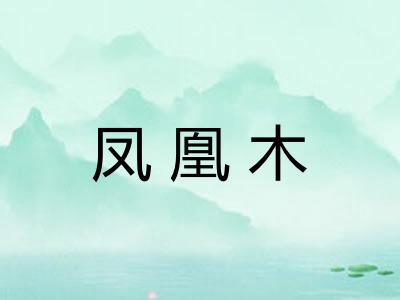 凤凰木