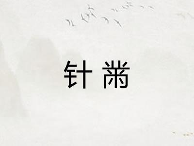 针黹