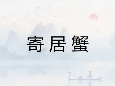 寄居蟹
