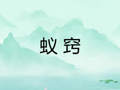 蚁窍