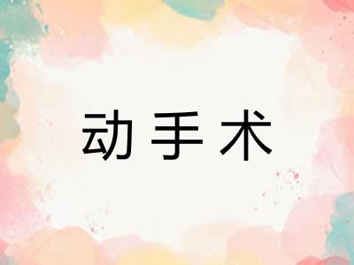 动手术