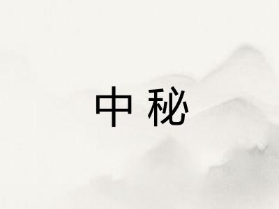 中秘