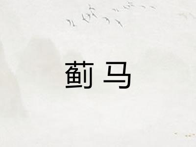 蓟马
