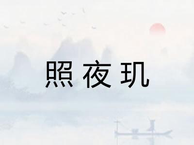 照夜玑