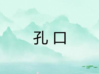 孔口