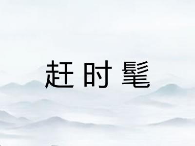 赶时髦