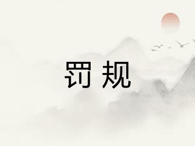 罚规