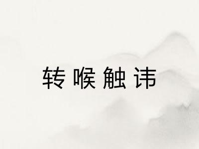 转喉触讳