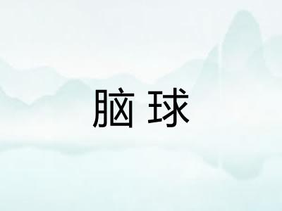 脑球