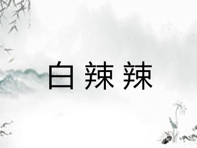 白辣辣
