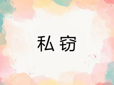 私窃