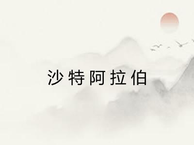沙特阿拉伯