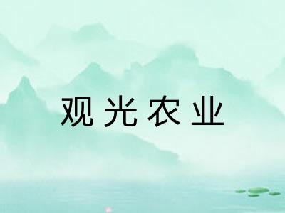 观光农业