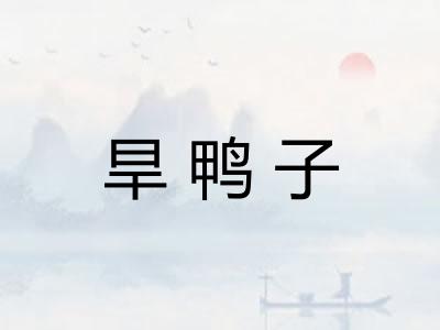 旱鸭子