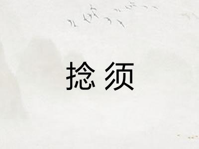 捻须