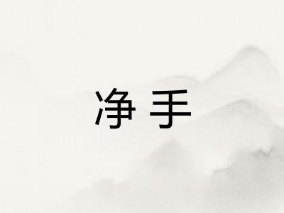 净手